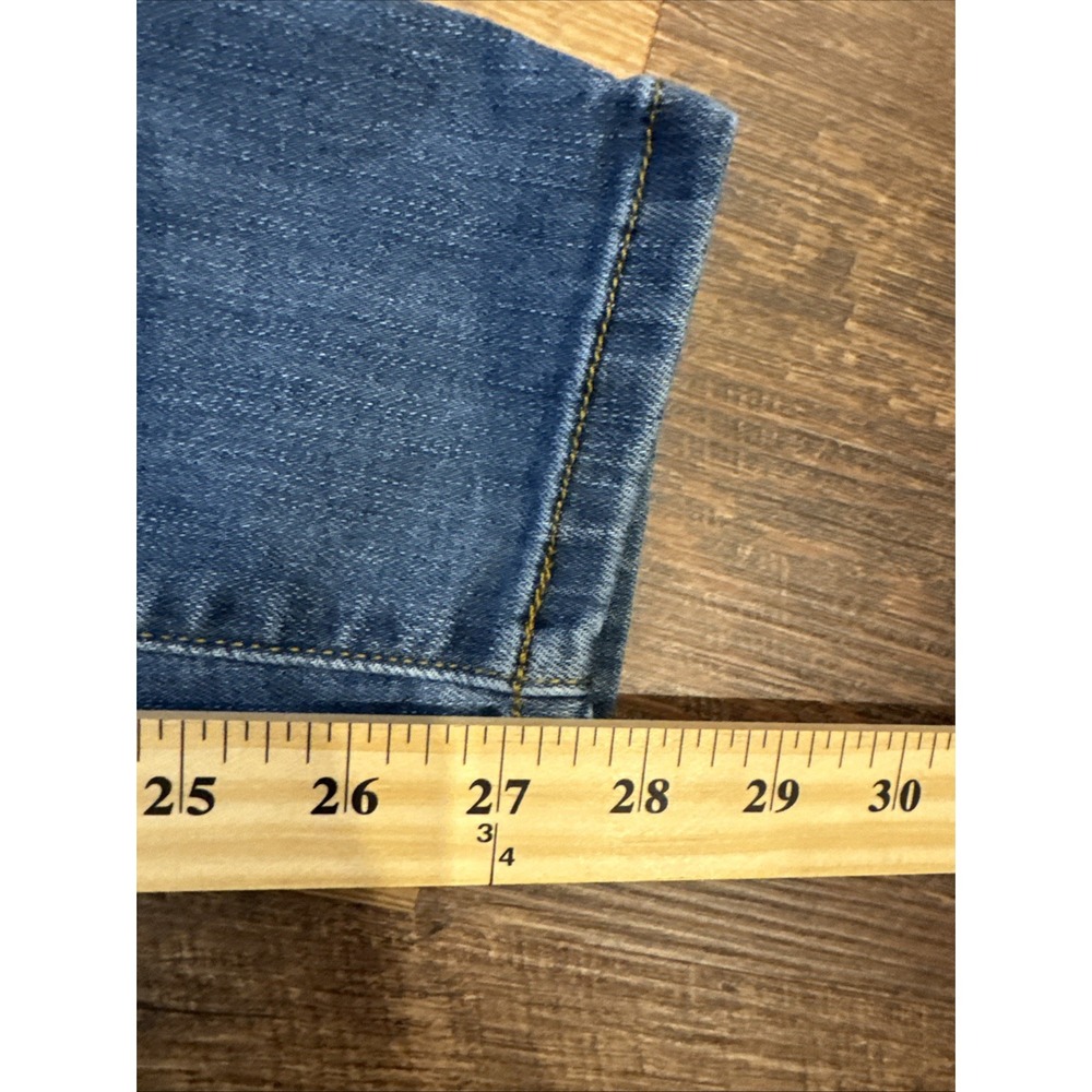 Judy Blue Skinny Fit Blue Distressed Animal Print Jeans, Size 7/28 - Picture 6 of 7